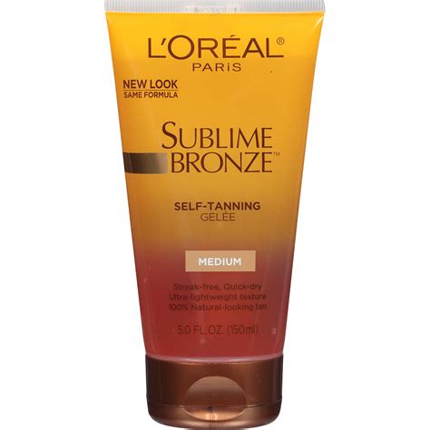 l'oreal self tanning sublime bronze.